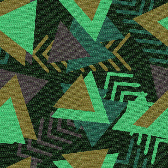 Round Patterned Dark Forest Green Rug, pat2002grn