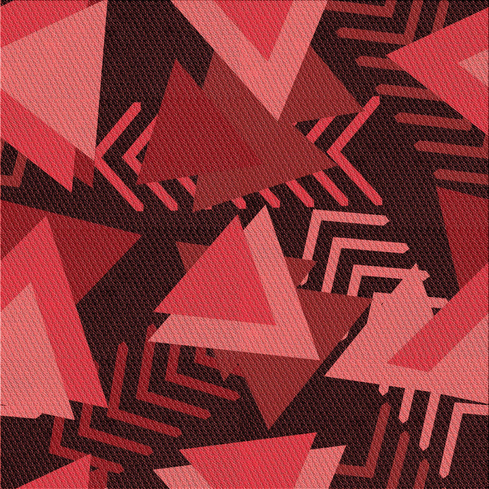 Round Patterned Cranberry Red Rug, pat2002rd