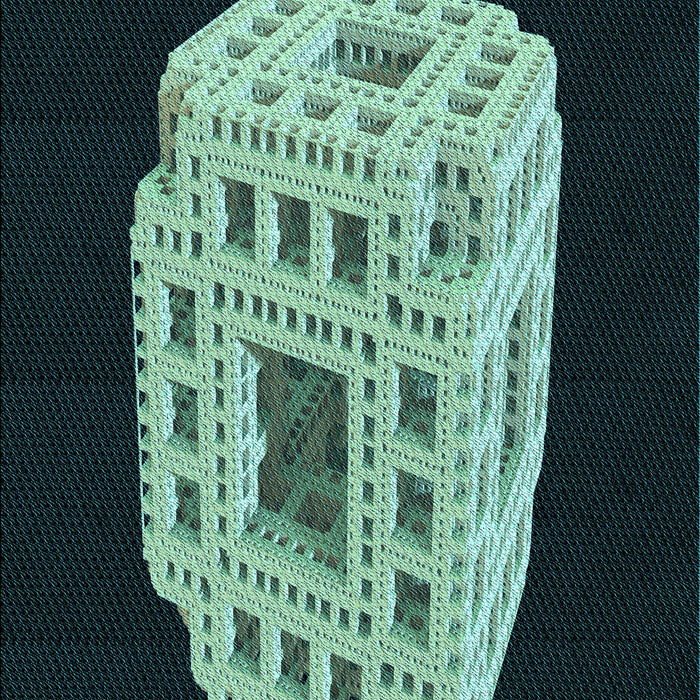 Patterned Mint Green Rug, pat2003lblu