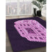 Machine Washable Transitional Medium Orchid Purple Rug in a Family Room, wshpat2003pur