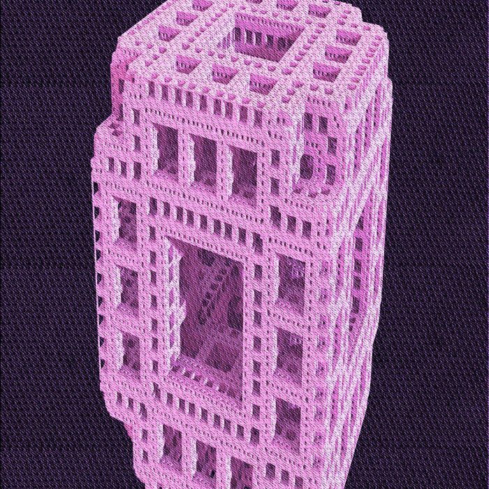 Patterned Medium Orchid Purple Rug, pat2003pur