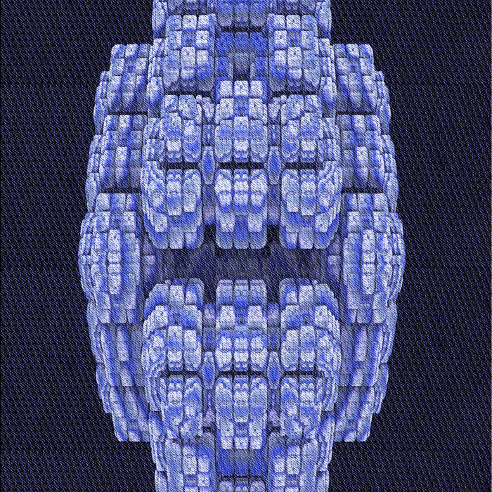 Machine Washable Transitional Night Blue Rug, wshpat2004blu