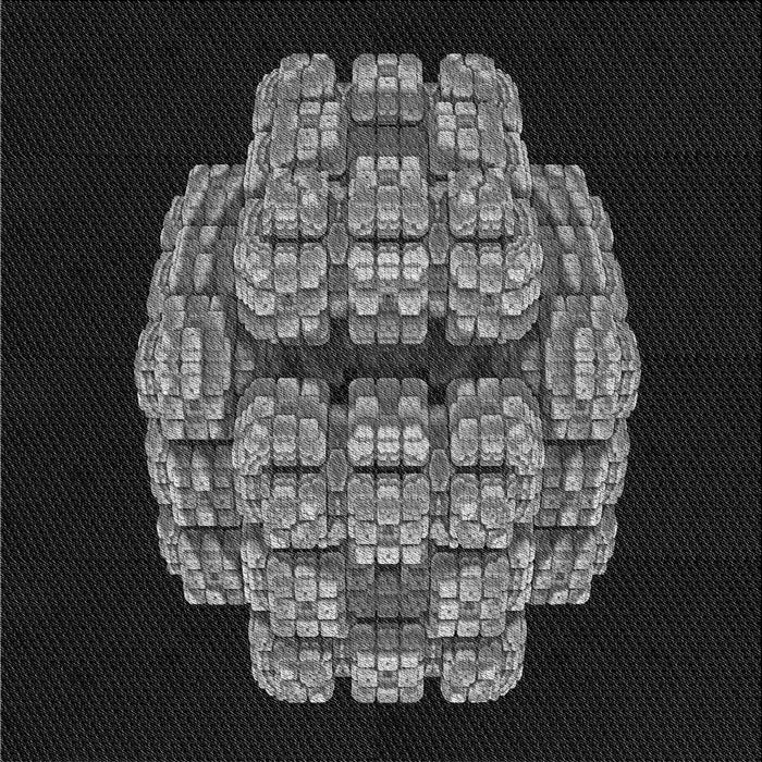 Round Machine Washable Transitional Midnight Gray Rug, wshpat2004gry