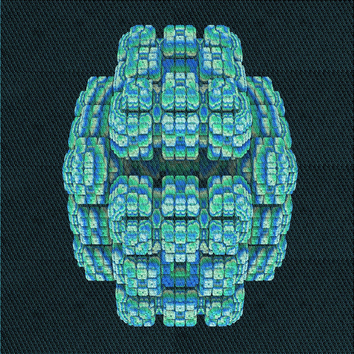 Round Machine Washable Transitional Deep Teal Green Rug, wshpat2004lblu