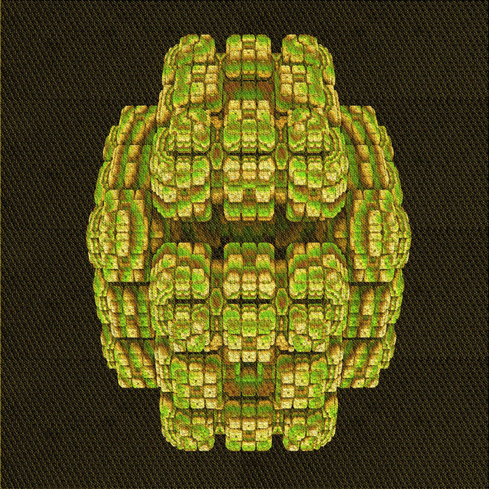 Round Machine Washable Transitional Dark Yellow Green Rug, wshpat2004yw