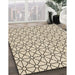 Machine Washable Transitional Brown Rug in a Family Room, wshpat2005brn