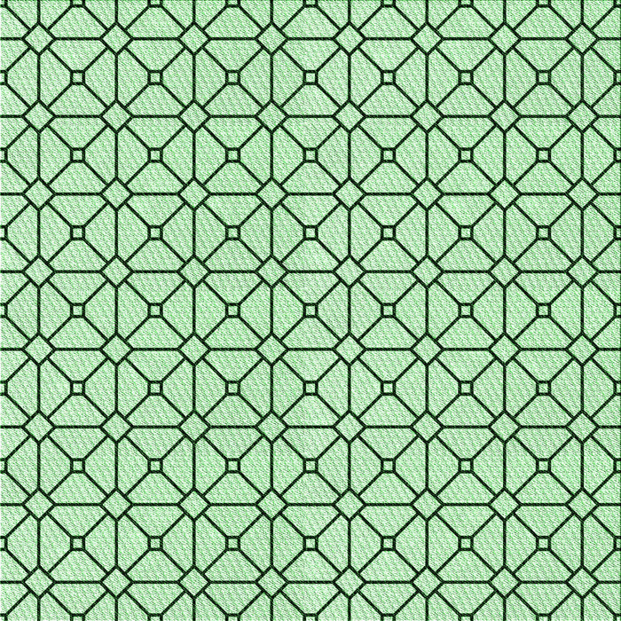 Round Machine Washable Transitional Mint Green Rug, wshpat2005grn