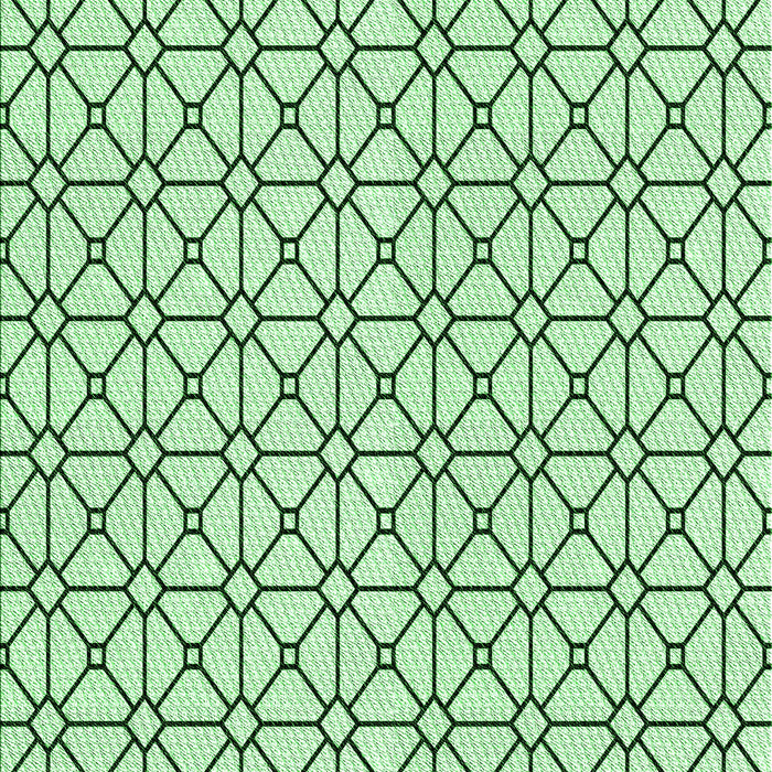 Machine Washable Transitional Mint Green Rug, wshpat2005grn