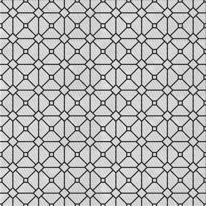 Round Patterned Gray Rug, pat2005gry