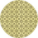 Square Patterned Sun Yellow Rug, pat2005yw