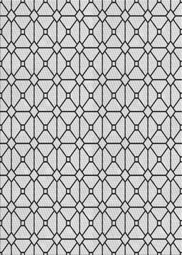 Patterned Gray Novelty Rug, pat2005