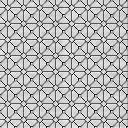 Square Patterned Gray Novelty Rug, pat2005