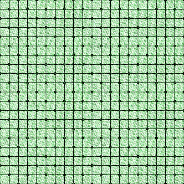 Round Machine Washable Transitional Mint Green Rug, wshpat2006grn