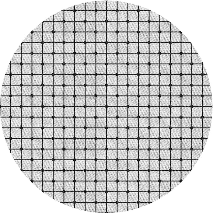 Square Patterned Gray Rug, pat2006gry