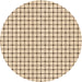 Square Patterned Copper Brown Rug, pat2006org