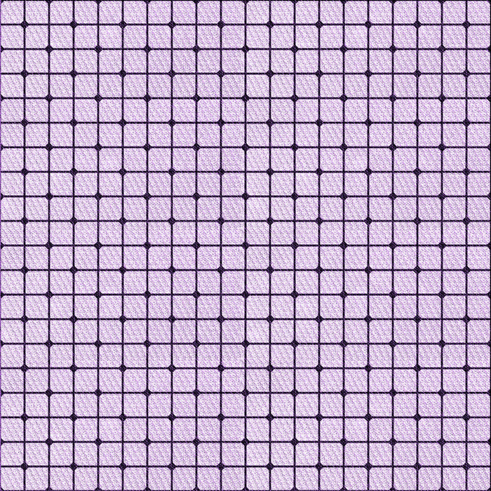 Round Patterned Lilac Purple Rug, pat2006pur