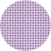 Square Machine Washable Transitional Lilac Purple Rug in a Living Room, wshpat2006pur