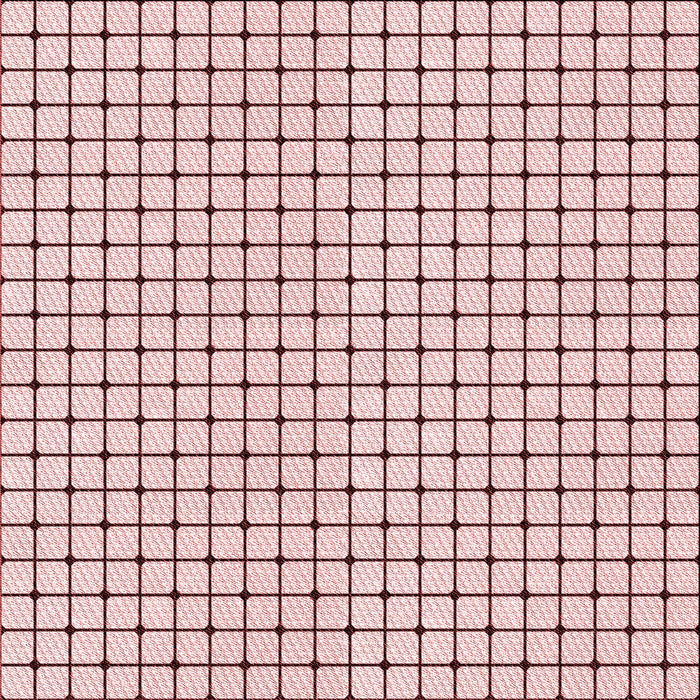 Round Patterned Red Rug, pat2006rd