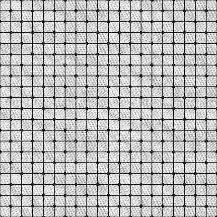 Square Patterned Off-White Novelty Rug, pat2006