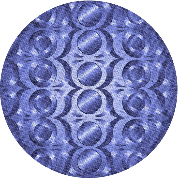 Square Patterned Sky Blue Rug, pat2007blu