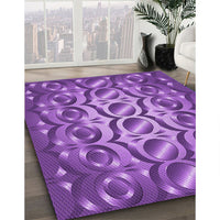 Patterned Purple Rug, pat2007pur