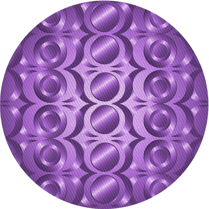 Square Machine Washable Transitional Purple Rug in a Living Room, wshpat2007pur