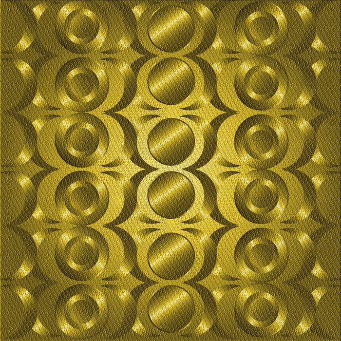 Round Machine Washable Transitional Dark Bronze Brown Rug, wshpat2007yw