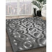 Machine Washable Transitional Dark Gray Rug in a Family Room, wshpat2007