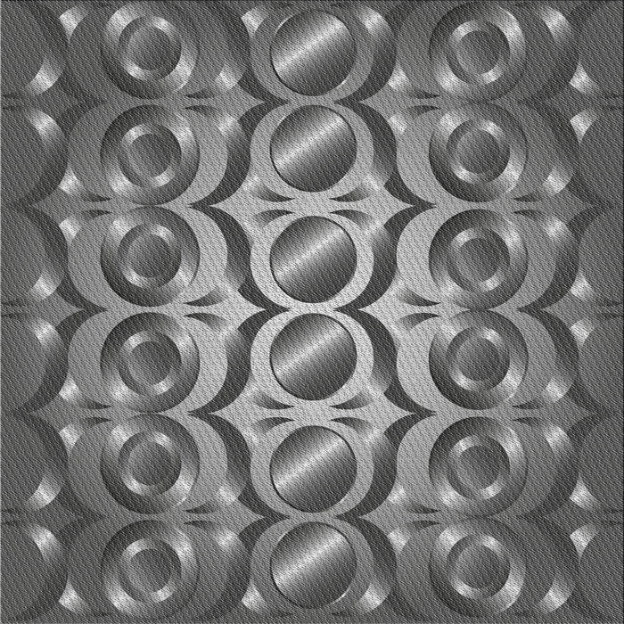 Sideview of Machine Washable Transitional Dark Gray Rug, wshpat2007