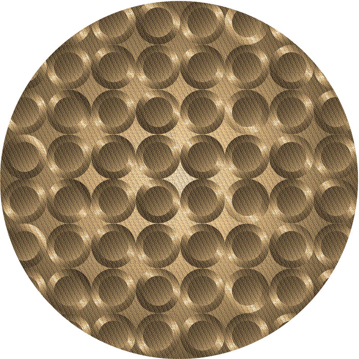 Square Machine Washable Transitional Bronze Brown Rug in a Living Room, wshpat2008brn