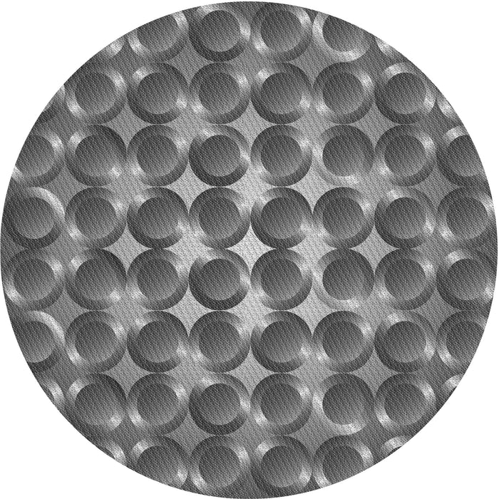 Square Patterned Gray Rug, pat2008gry