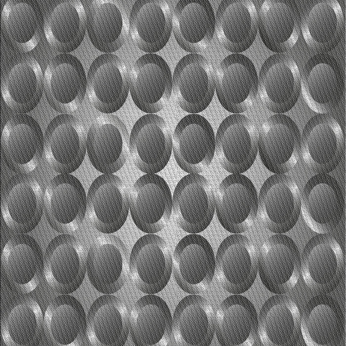 Patterned Dark Gray Novelty Rug, pat2008