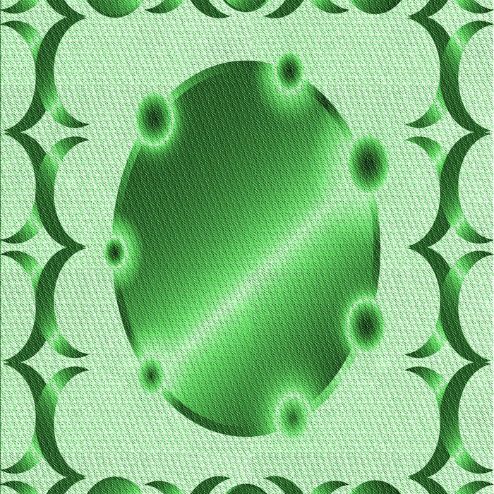 Patterned Jade Green Rug, pat2009grn