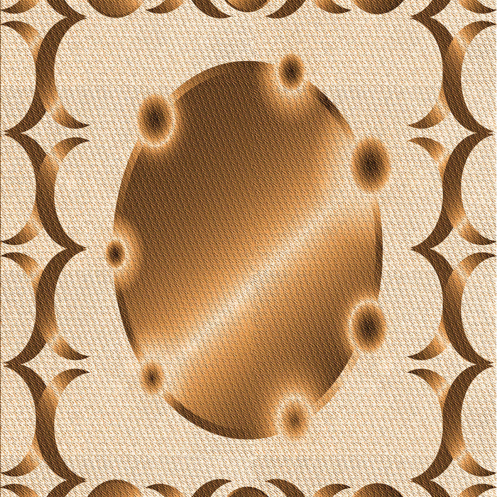 Patterned Pastel Orange Rug, pat2009org