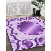 Patterned Blossom Pink Rug, pat2009pur