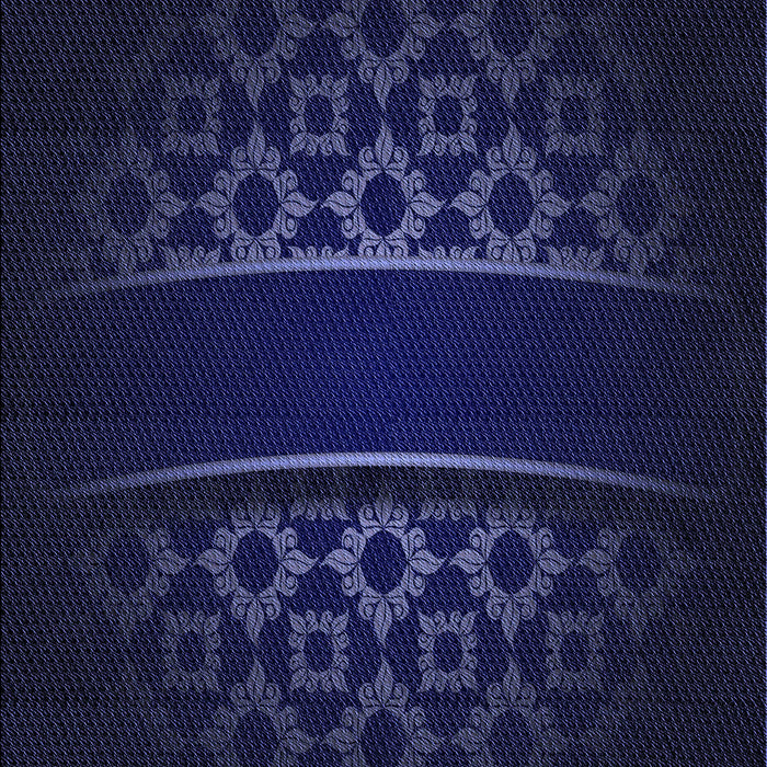 Machine Washable Transitional Night Blue Rug, wshpat201blu