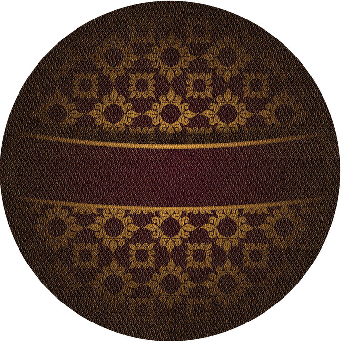 Square Machine Washable Transitional Red Brown Rug in a Living Room, wshpat201org