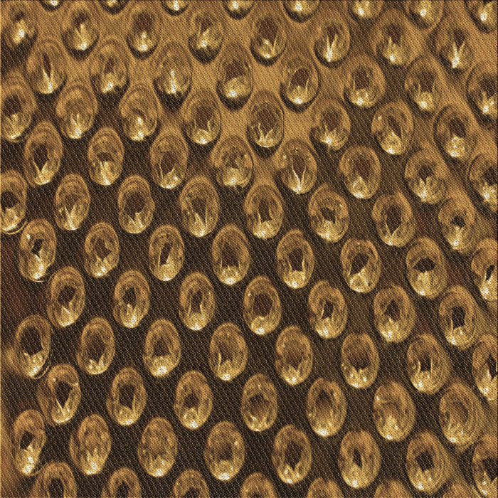 Round Patterned Bakers Brown Rug, pat2010brn