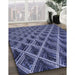 Machine Washable Transitional Denim Blue Rug in a Family Room, wshpat2011blu