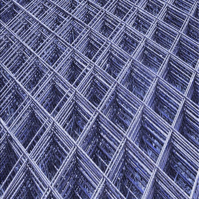 Patterned Denim Blue Rug, pat2011blu