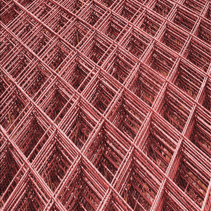 Patterned Crimson Red Rug, pat2011rd