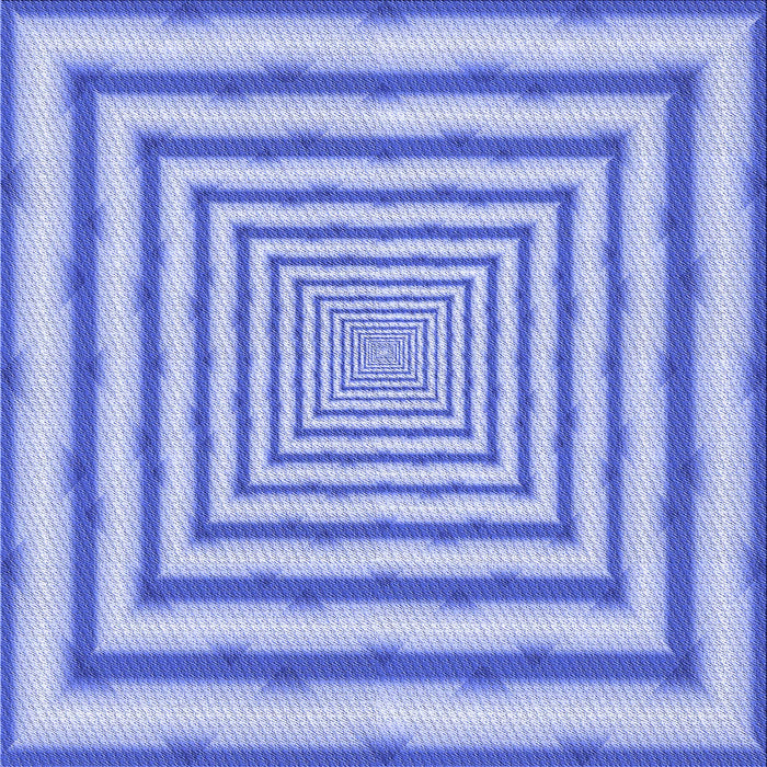 Round Patterned Blue Rug, pat2012blu