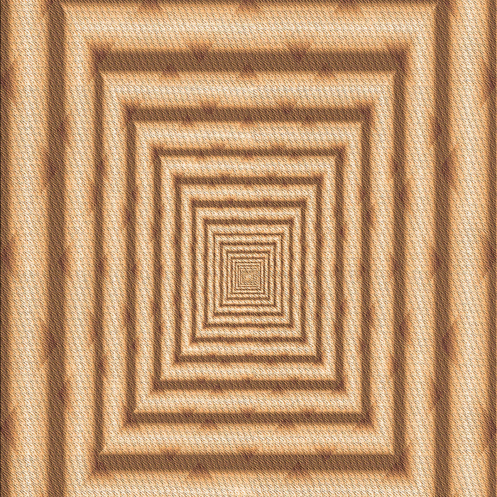 Patterned Yellow Orange Rug, pat2012org