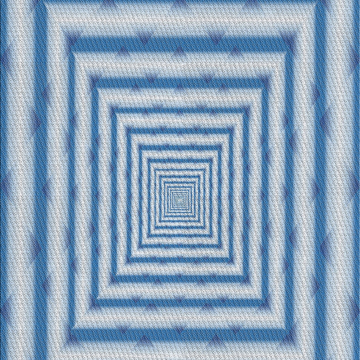 Patterned Light Blue Novelty Rug, pat2012