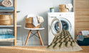 Machine Washable Transitional Oak Brown Rug in a Washing Machine, wshpat2013brn