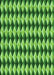 Patterned Green Rug, pat2014grn