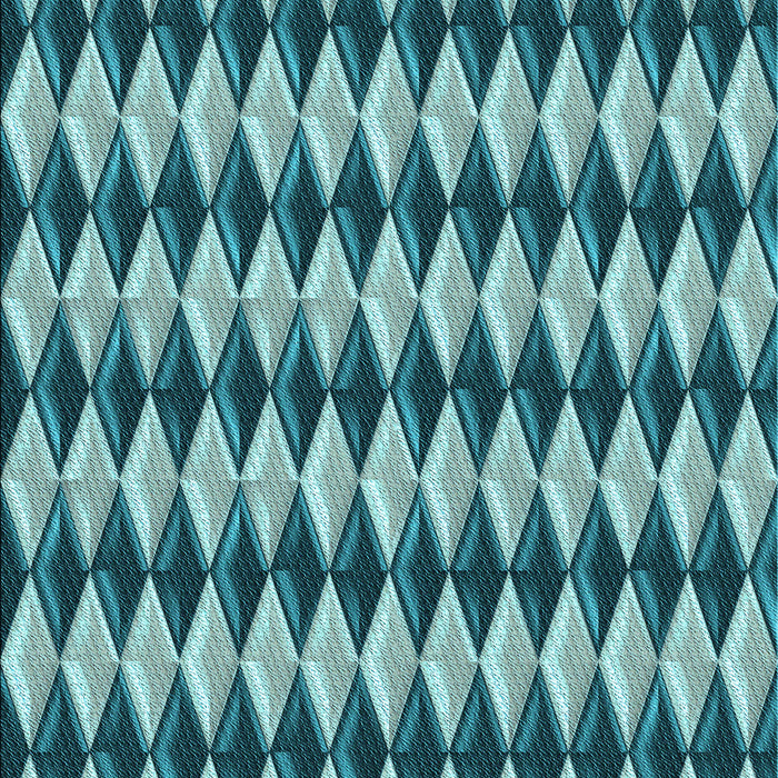 Patterned Diamond Blue Rug, pat2014lblu