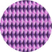 Square Patterned Violet Purple Rug, pat2014pur