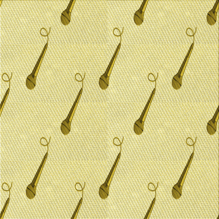 Round Machine Washable Transitional Yellow Rug, wshpat2015yw