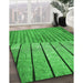 Machine Washable Transitional Neon Green Rug in a Family Room, wshpat2016grn